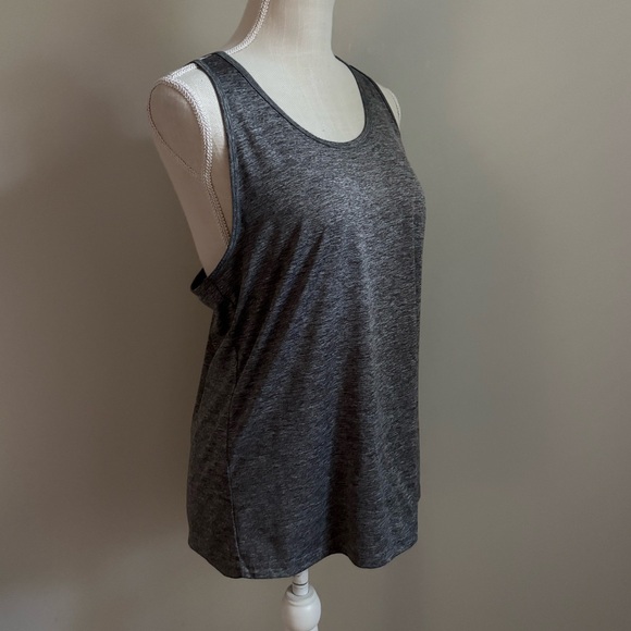 Reebok Racerback Workout Tank Gray - Picture 3 of 8